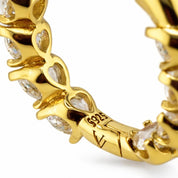 VV000000016-S-R - Circle of Desire Hoop Earrings - Velora Vie