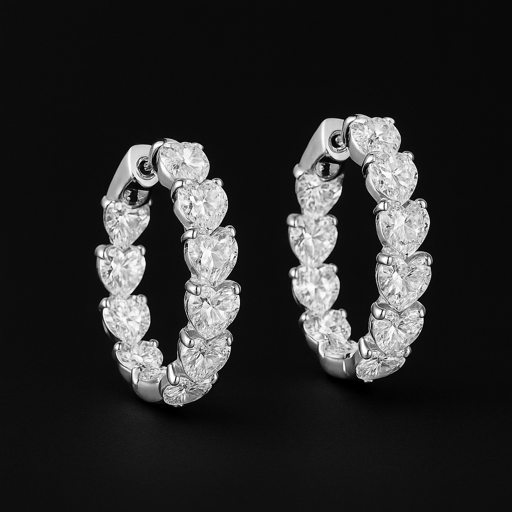 VV000000016 - S - R - Circle of Desire Hoop Earrings - Velora Vie