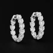 VV000000016 - S - R - Circle of Desire Hoop Earrings - Velora Vie