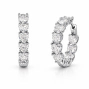 VV000000016-S-R - Circle of Desire Hoop Earrings - Velora Vie