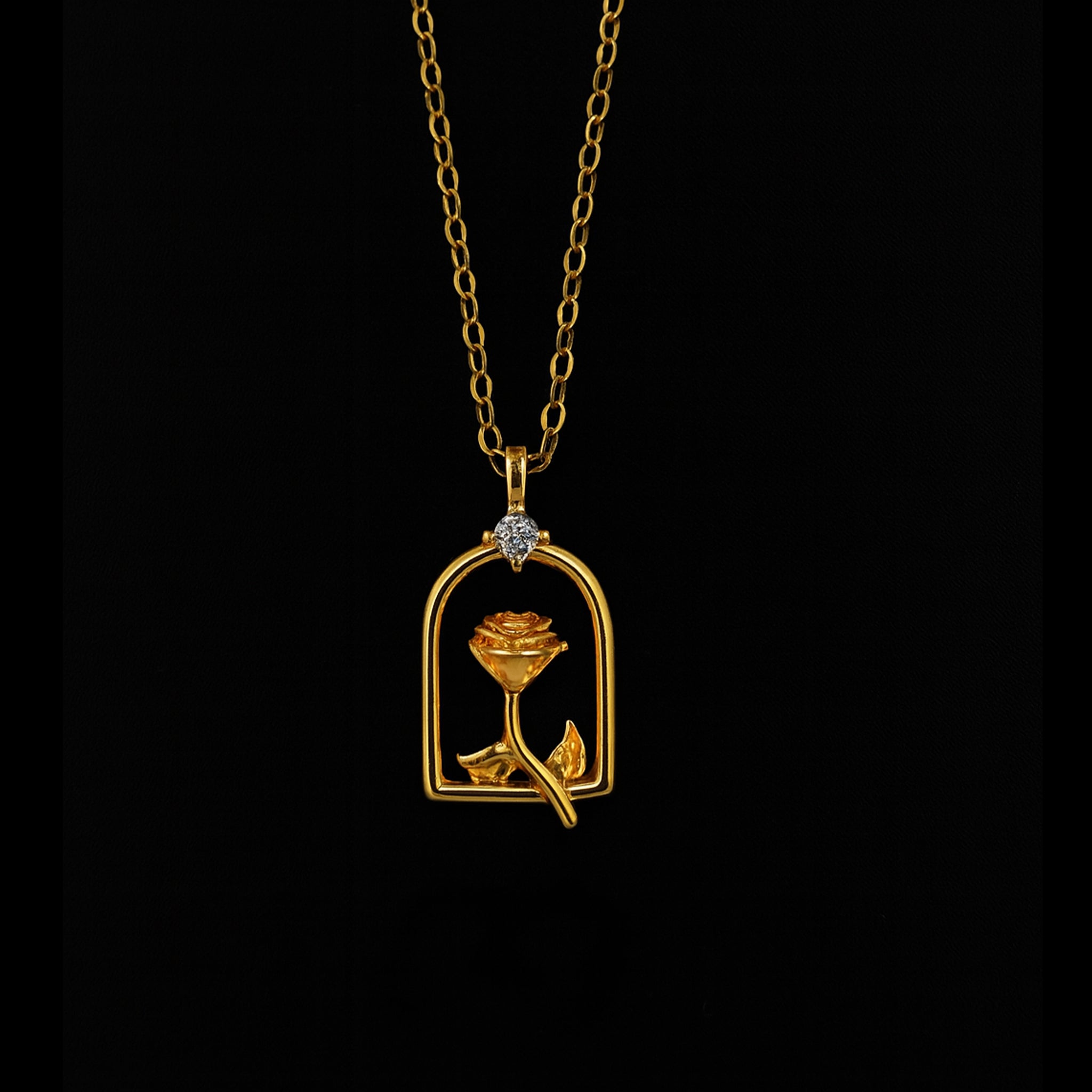 VV000000021 - S - 18KG - Flora Nocturne Necklace - Velora Vie
