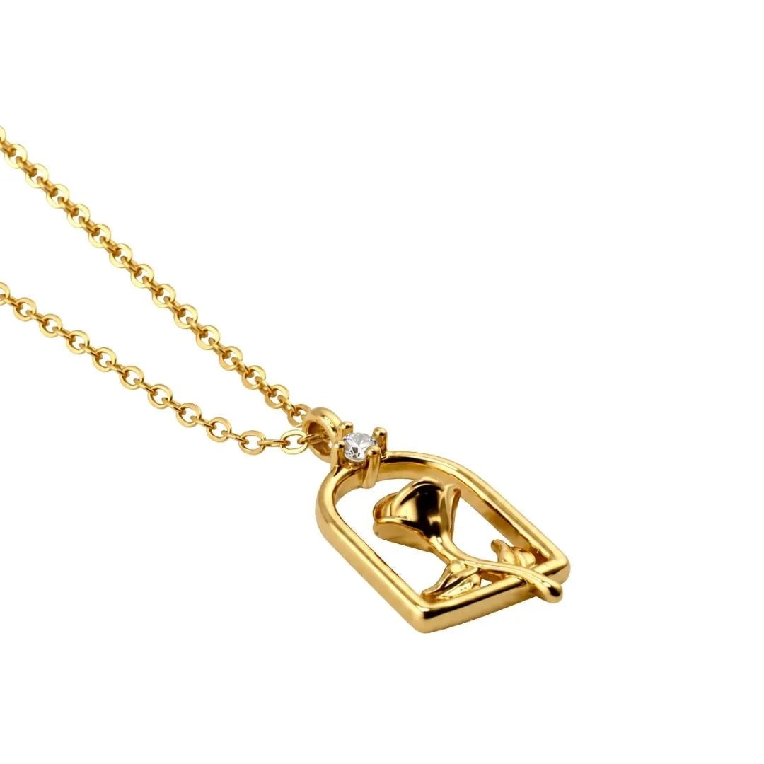 VV000000021-S-18KG-Flora Nocturne Necklace - Velora Vie