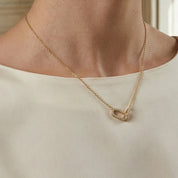 VV000000022-S-18KG - Chain Reaction Necklace - Velora Vie