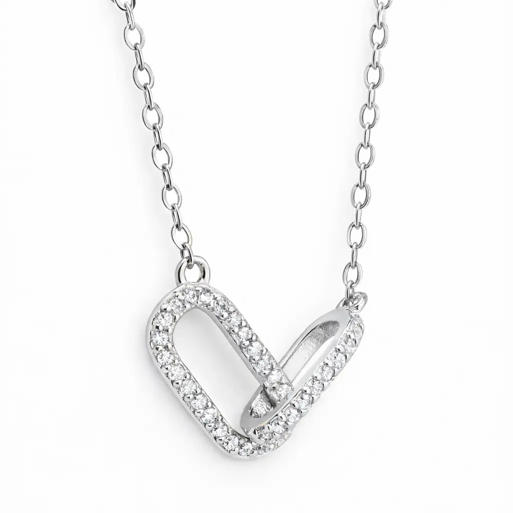 VV000000022-S-R - Chain Reaction Necklace - Velora Vie