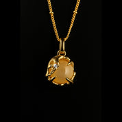 VV000000023 - S - AS - 18KG - Moonseed Necklace - Velora Vie