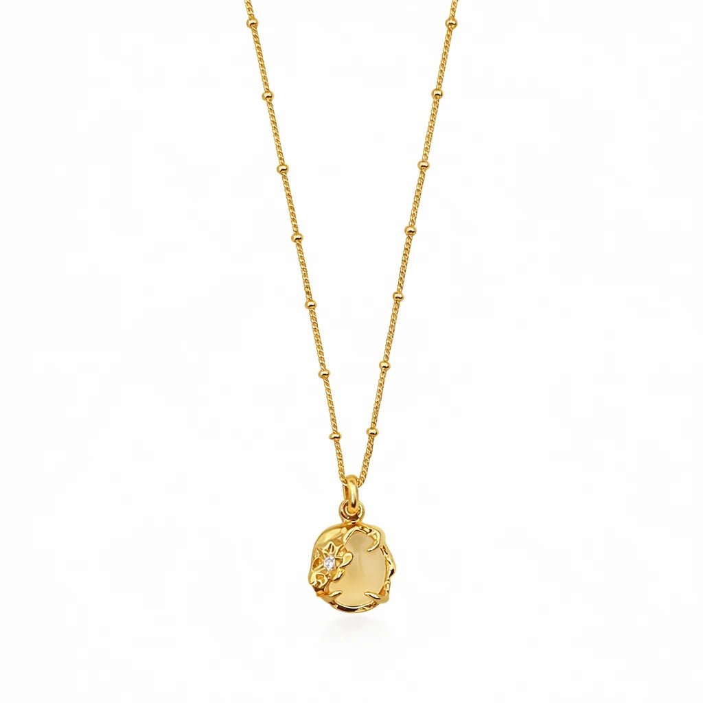 VV000000023-S-AS-18KG - Moonseed Necklace - Velora Vie