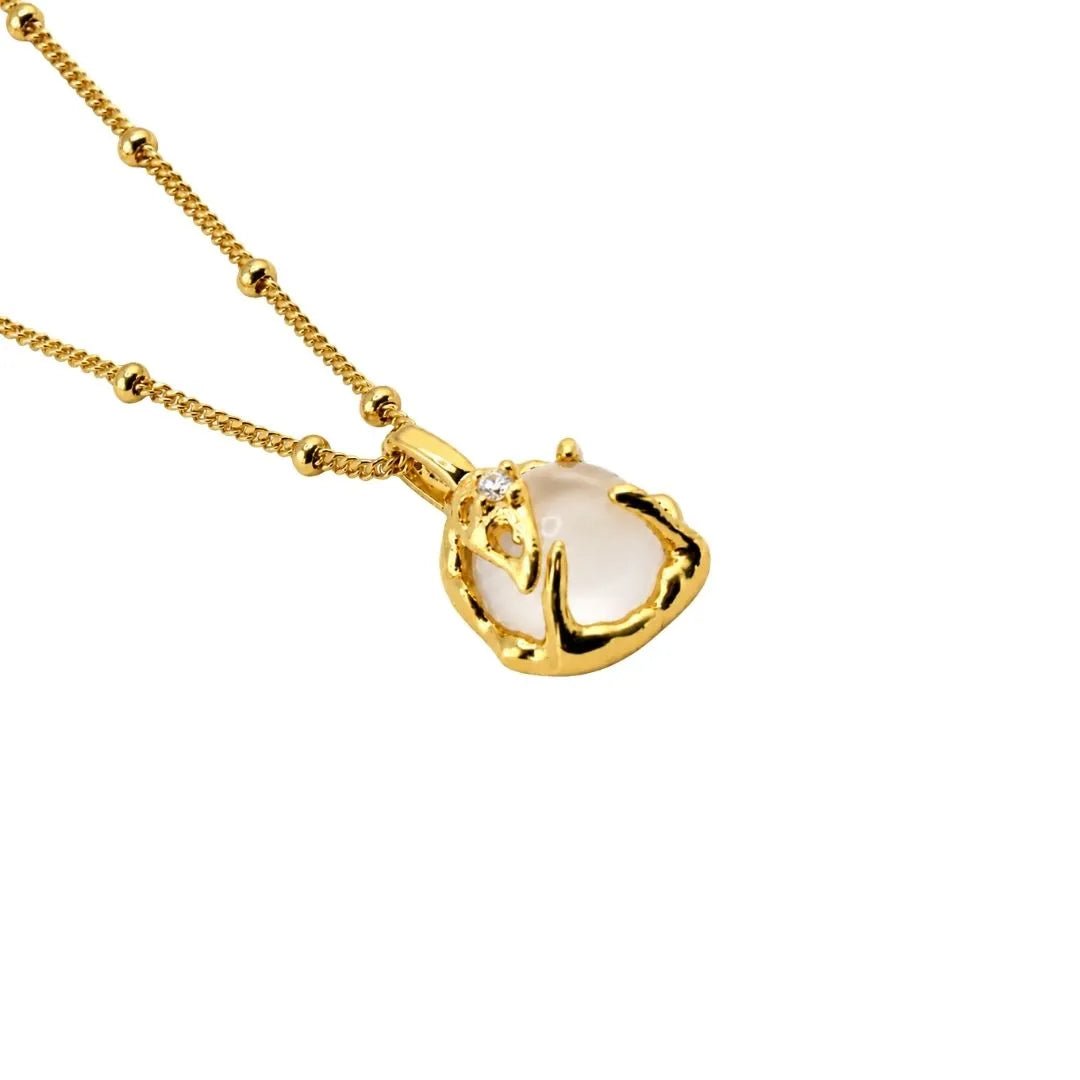 VV000000023-S-AS-18KG-Moonseed Necklace - Velora Vie