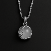 VV000000023 - S - AS - R - Moonseed Necklace - Velora Vie