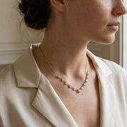 VV000000024-S-18KG - Crownline Necklace - Velora Vie