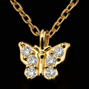 VV000000028 - S - 18KG - Papillon Noire Necklace - Velora Vie