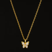 VV000000028 - S - 18KG - Papillon Noire Necklace - Velora Vie