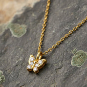 VV000000028-S-18KG - Papillon Noire Necklace - Velora Vie