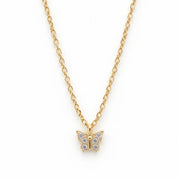 VV000000028-S-18KG - Papillon Noire Necklace - Velora Vie