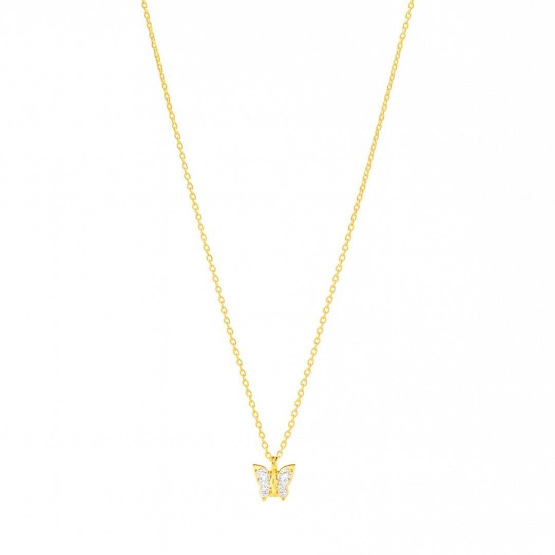 VV000000028 - S - 18KG - Papillon Noire Necklace - Velora Vie