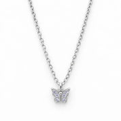 VV000000028-S-R - Papillon Noire Necklace - Velora Vie