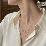 VV000000029-S-18KG - Serpent Pulse Necklace - Velora Vie