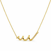 VV000000029-S-18KG - Serpent Pulse Necklace - Velora Vie