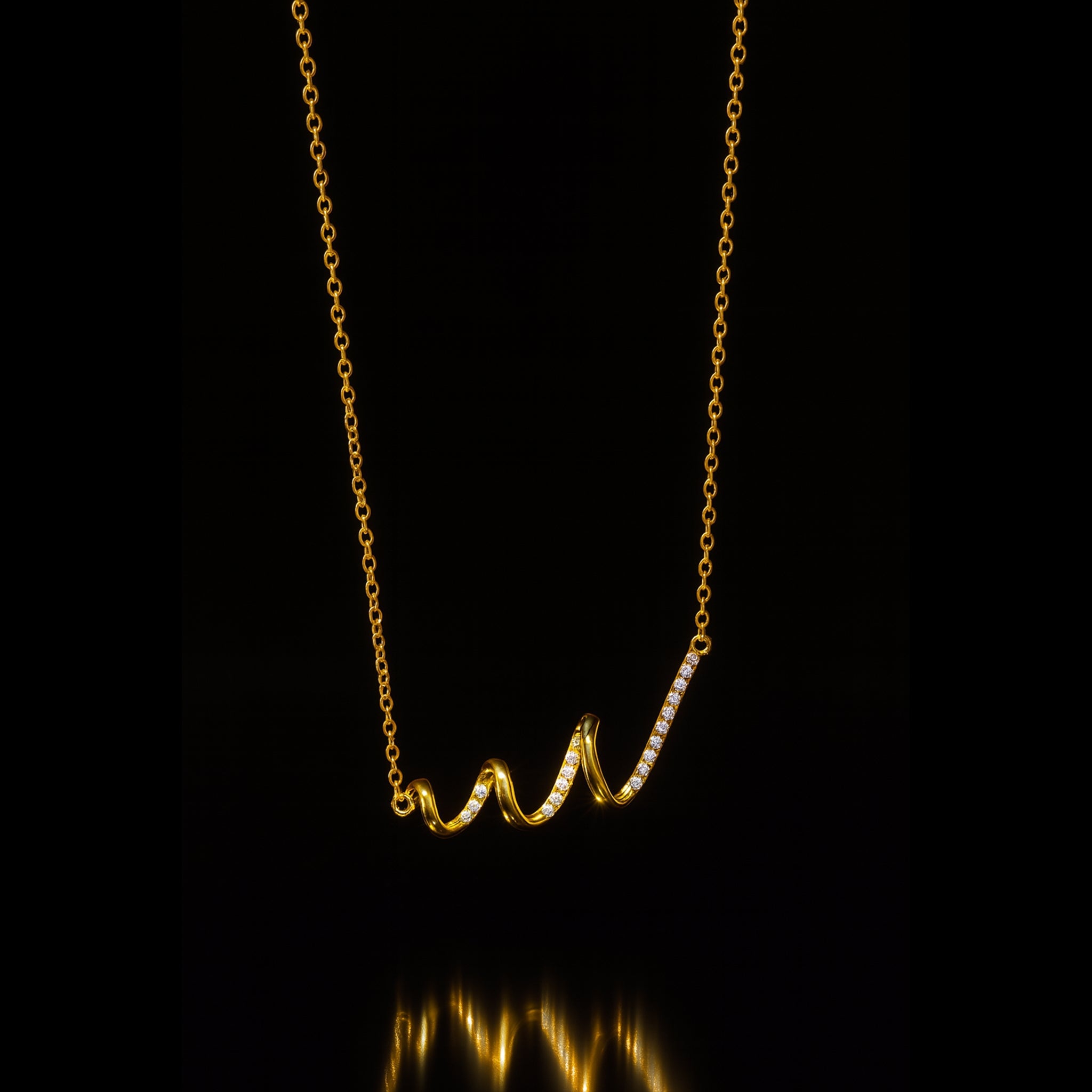 VV000000029 - S - 18KG - Serpent Pulse Necklace - Velora Vie