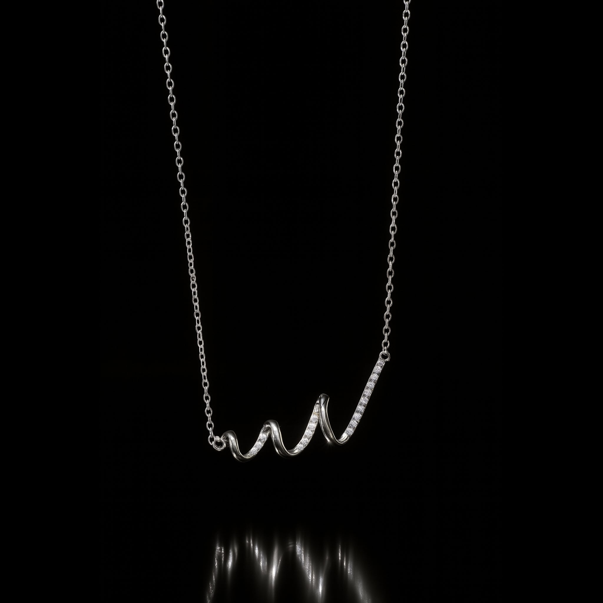 VV000000029 - S - R - Serpent Pulse Necklace - Velora Vie