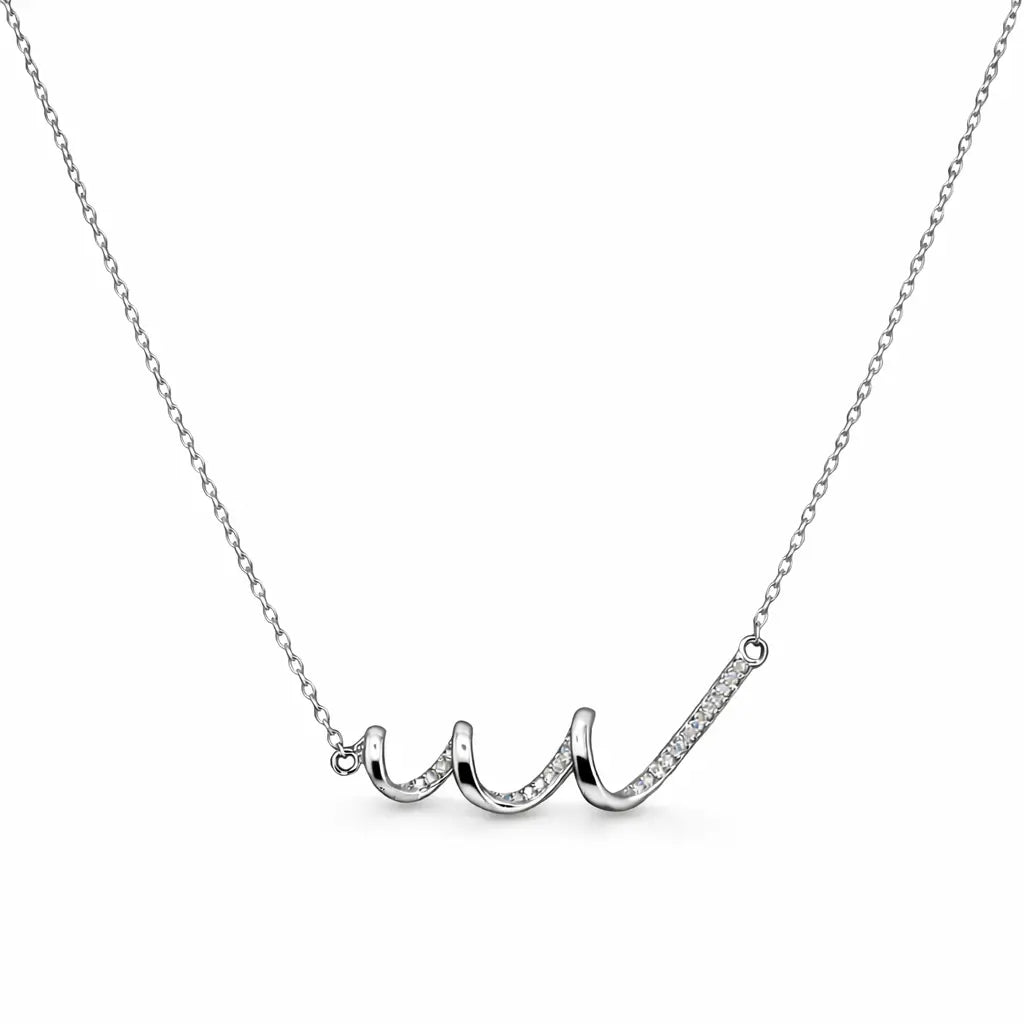 VV000000029-S-R - Serpent Pulse Necklace - Velora Vie