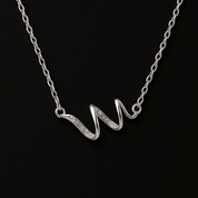 VV000000029 - S - R - Serpent Pulse Necklace - Velora Vie