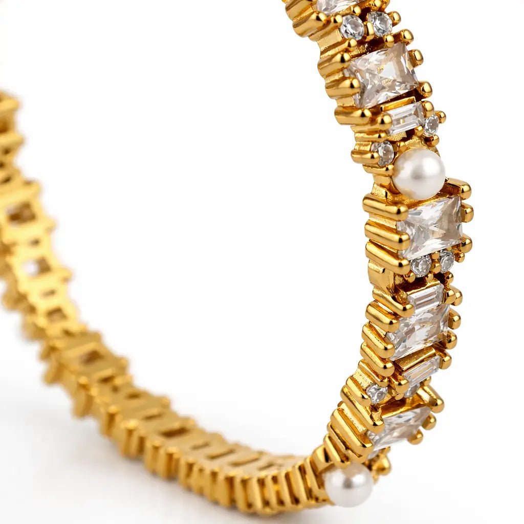 VV000000035-S-SP-18KG - Empire Snap Bracelet - Velora Vie