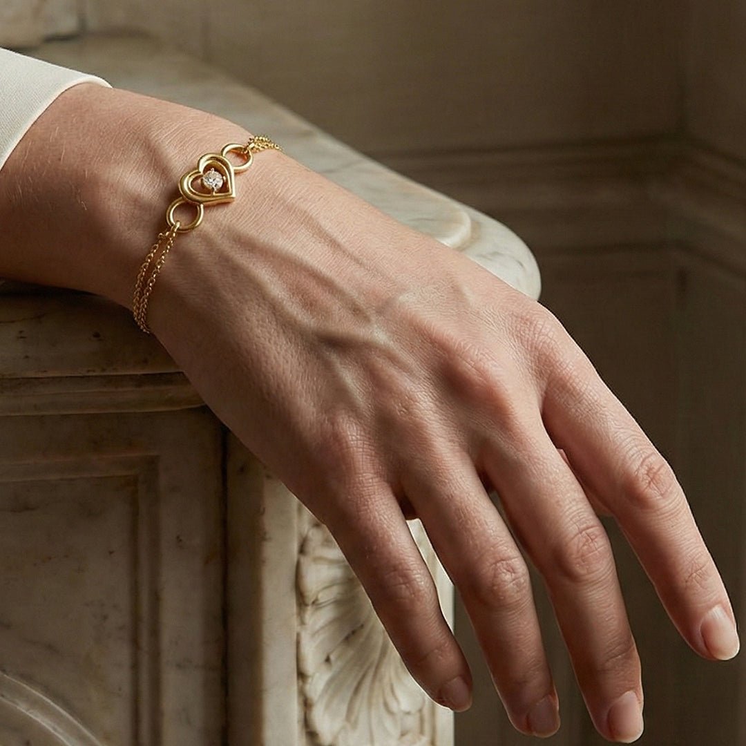 VV000000038-S-18KG - Twinned Souls Bracelet - Velora Vie