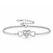 VV000000038-S-R - Twinned Souls Bracelet - Velora Vie