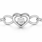 VV000000038-S-R - Twinned Souls Bracelet - Velora Vie