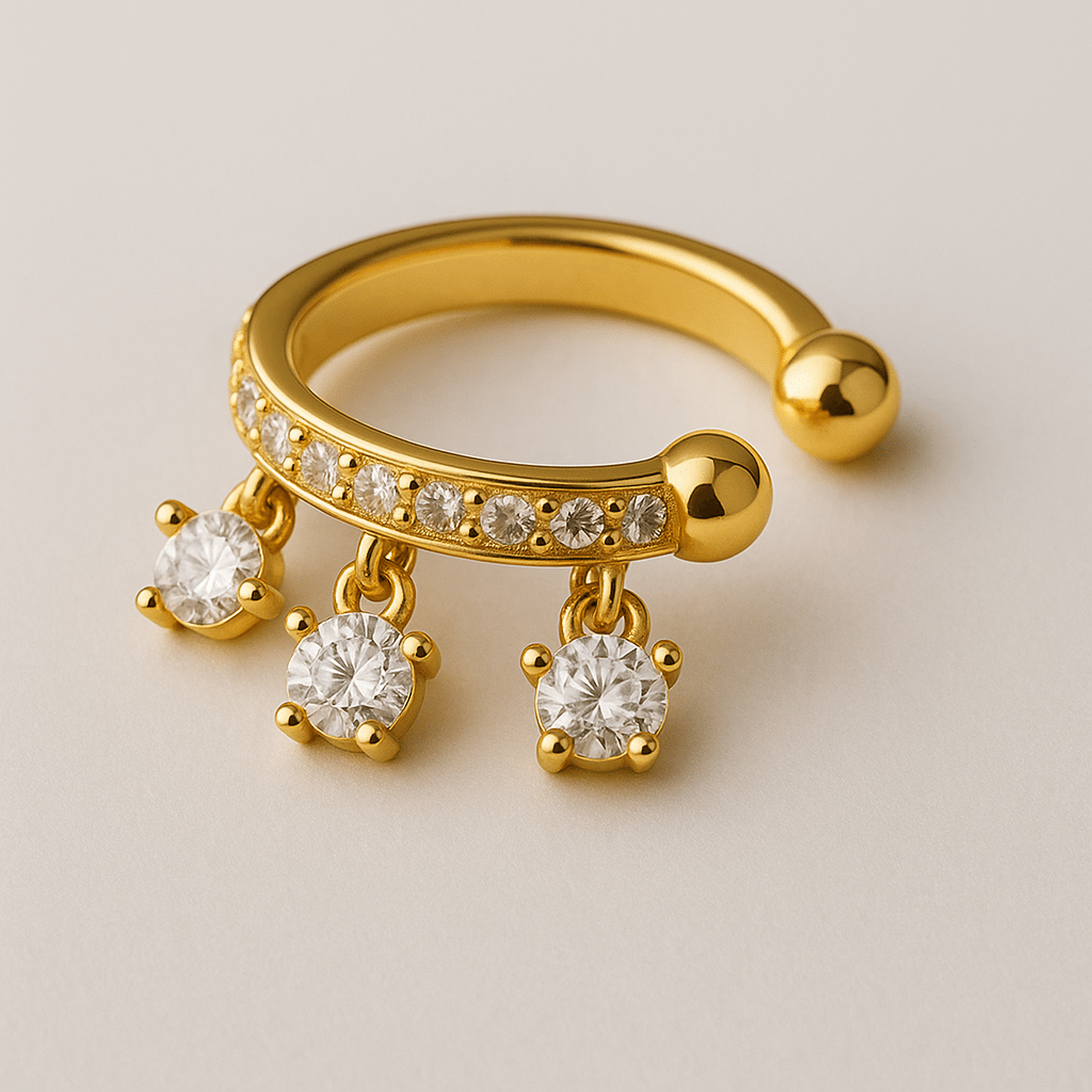 VV000000041 - S - 18KG - Orbit Claw Ear Cuff - Velora Vie